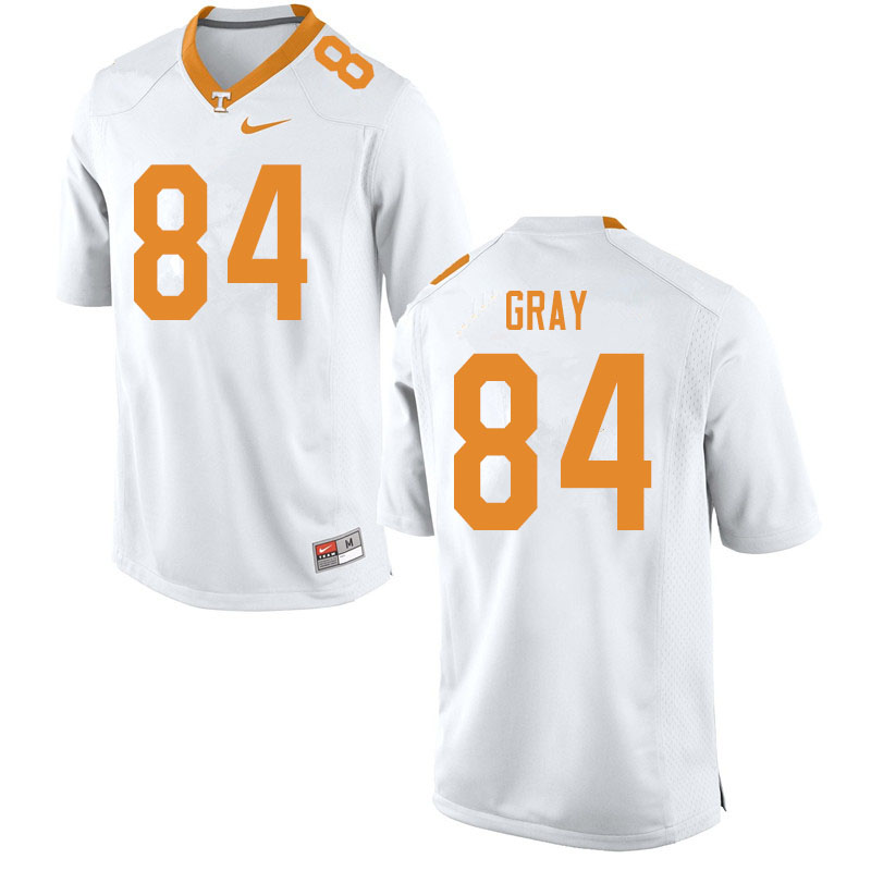 Men #84 Maleik Gray Tennessee Volunteers College Football Jerseys Sale-White